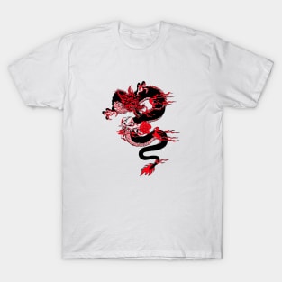 Legendary Japanese Black Eyes Dragon T-Shirt